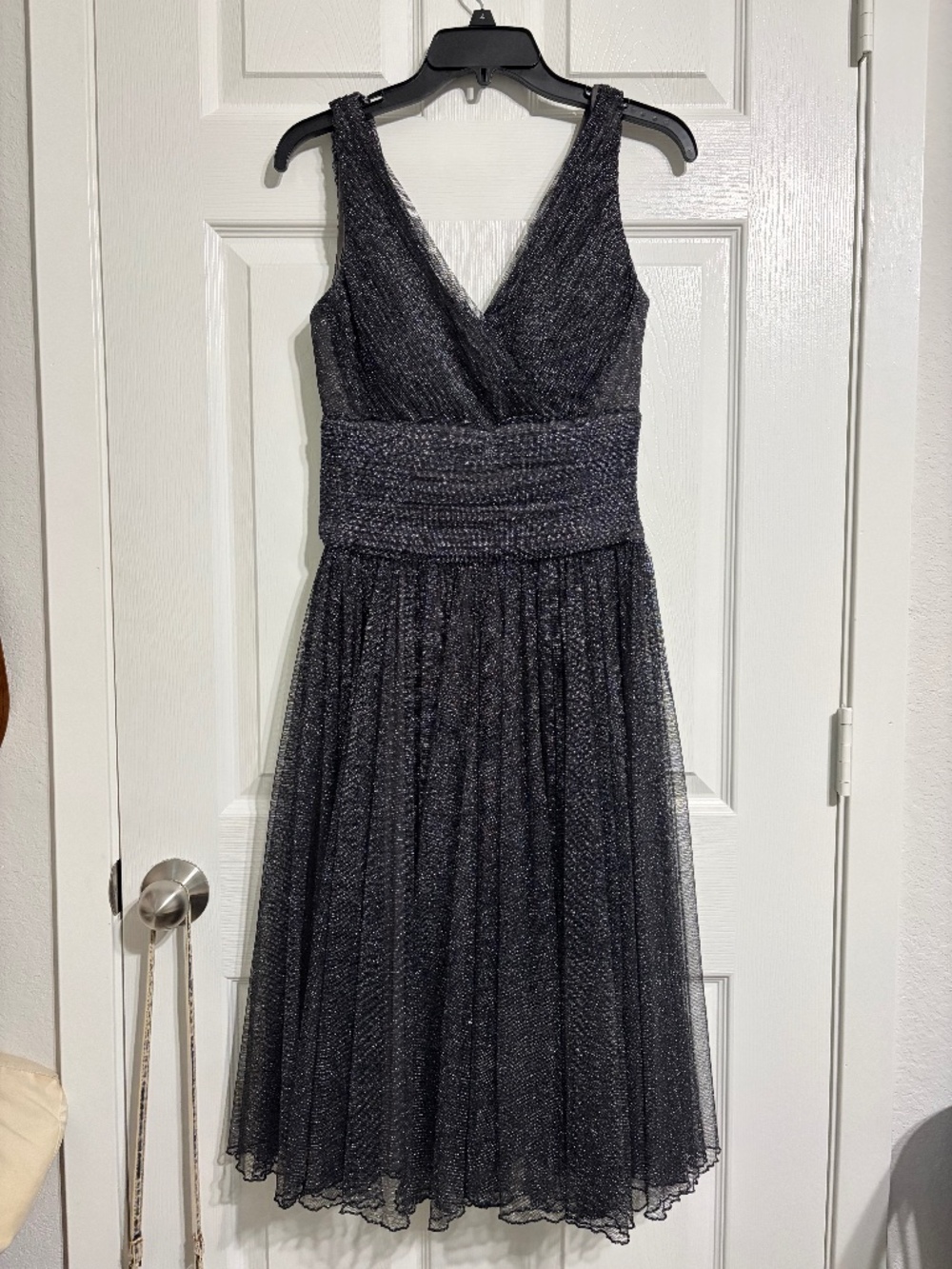 Sparkly Ruched Dress